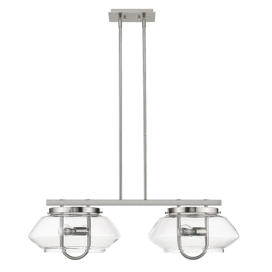 Garner 4-Light Satin Nickel Island Pendant