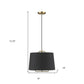 Lamia 1-Light Gold Mini Pendant