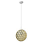 Tholos 1-Light White Pendant