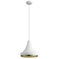 Tholos 1-Light White Pendant