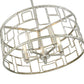 Amoret 5-Light Antique Silver Convertible Pendant