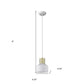 White and Gold Pendant Hanging Light