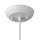 Hedron 1-Light White Pendant