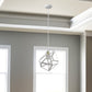 Hedron 1-Light White Pendant