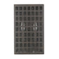 Black And Clear Two Light Seeded Dimmable Outdoor Hanging Lights With Bronze Shades
