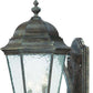 Black And Clear Three Light Hammered Dimmable Outdoor Hanging Lights With Black Shades