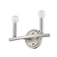 7" Silver Metal Vanity Flush Mounted Sconce