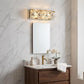 18" Silver Metal Vanity Flush Mounted Sconce
