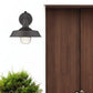 Antique Bronze Shallow Plate Shape Wall Light