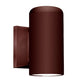 7" Copper Plastic Flush Mounted Sconce