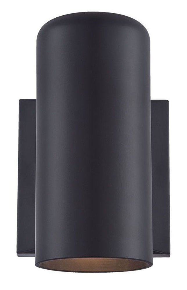 Minimalist Matte Black Wall Sconce