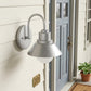 Brushed Silver Lamp Shade Wall Light