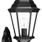 Matte Black Swing Arm Lantern Wall Light