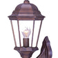 Dark Brown Swing Arm Lantern Wall Light