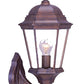 Dark Brown Swing Arm Lantern Wall Light