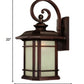 Somerset 1-Light Architectural Bronze Wall Light