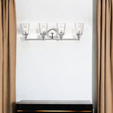 Mae 4-Light Chrome Vanity
