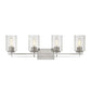 Orella 4-Light Satin Nickel Vanity