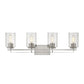 Orella 4-Light Satin Nickel Vanity