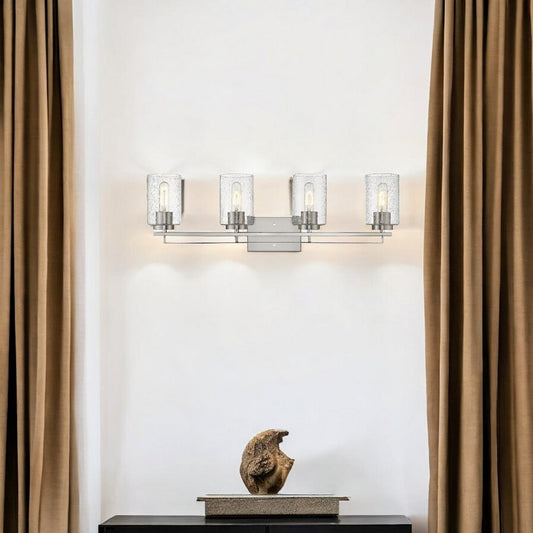 Orella 4-Light Satin Nickel Vanity