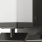 8" Black And White Metal Vanity Flush Mounted Sconce
