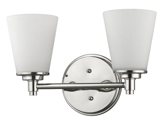 10" Silver And White Metal and Glass Vanity Flush Mounted Sconce