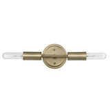 5" Gold Metal Vanity Flush Mounted Sconce