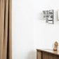 Arabella 1-Light Polished Nickel Sconce With Pressed Crystal Shade
