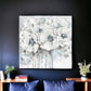Winter Blues Flower Unframed Print Wall Art