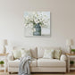20" x 20" Watercolor Soft Pastel Dogwood Bouquet Canvas Wall Art