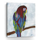 Small Bright and Tropical Parrot Canvas Wall Art