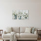 24" x 16" Watercolor Soft Pastel Bouquet Trio Canvas Wall Art