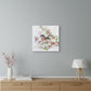 Flower And Bird Unframed Print Wall Art