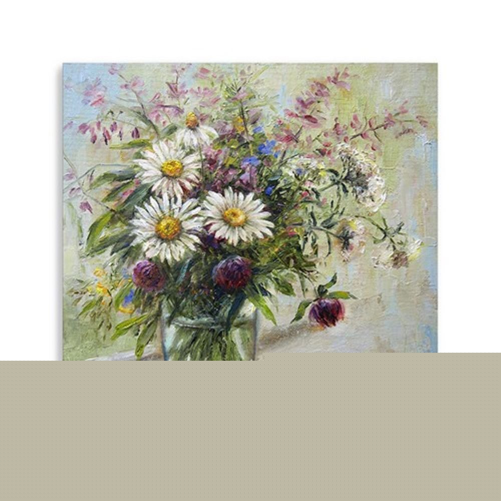 Pretty Vase Of Flowers Unframed Print Wall Art