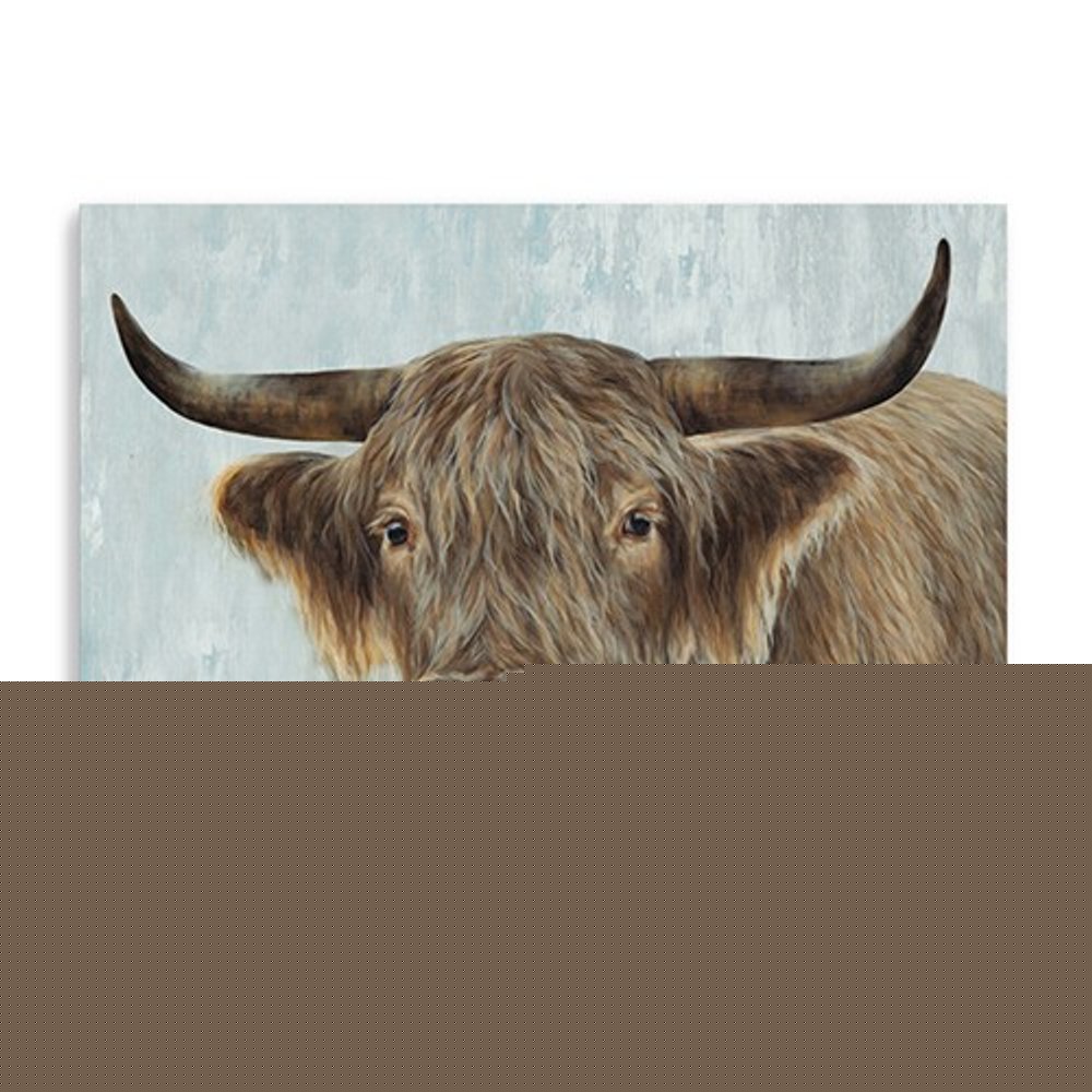 24" x 18" Bold No Bull Canvas Wall Art
