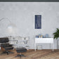 24" x 16" Indigo and White Aerial New York Map Canvas Wall Art