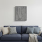 24" x 16" Gray and White Aerial New York Map Canvas Wall Art