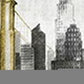 Nyc Golden Bridge Skyline Unframed Print Wall Art