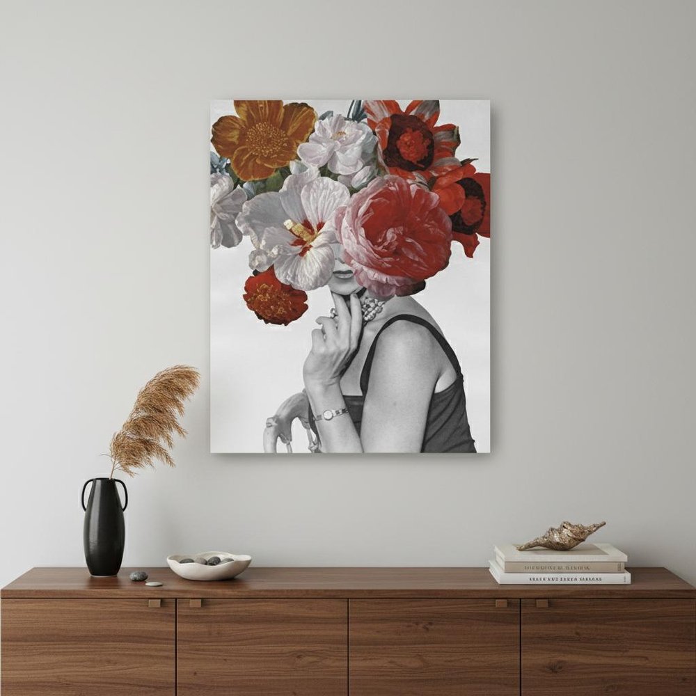 Modern And Glamorous Garden Party Unframed Print Wall Art