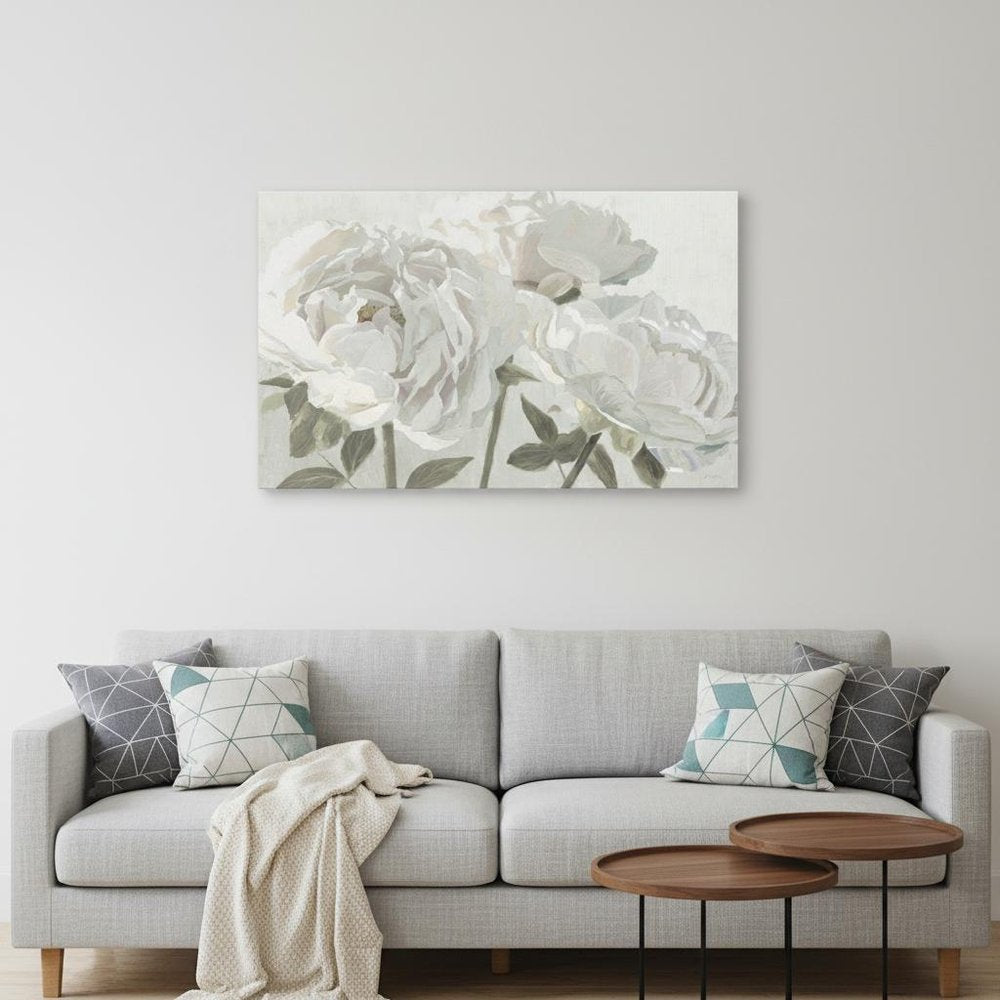 Neutral Flowers In Bloom Unframed Print Wall Art