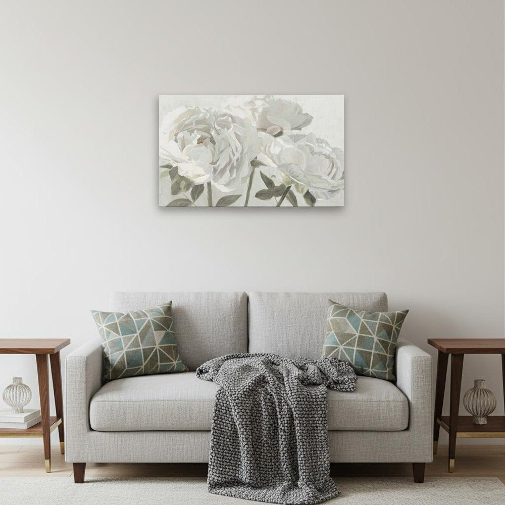 Neutral Flowers In Bloom Unframed Print Wall Art
