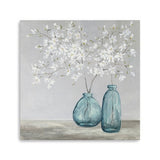 White Spring Flowers Unframed Print Wall Art