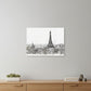 Monochrome Paris Rooftops Sketch Unframed Print Wall Art