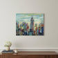 20" x 16" Vibrant NYC Skyline Canvas Wall Art