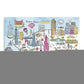 Fun Illustrated Nyc Map Unframed Print Wall Art