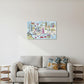 Fun Illustrated Nyc Map Unframed Print Wall Art