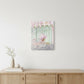 Pretty Pastel Pink Paris Unframed Print Wall Art