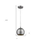 Light Gray and Gold Hanging Dome Light
