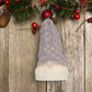 7" Pink Fabric Christmas Standing Gnome Tabletop Sculpture
