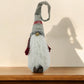 Red and Grey Winter Gnome with Snowflakes